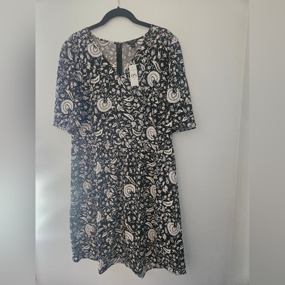 Ann Taylor Factory A-Line Midi Dress - Picture 1 of 5